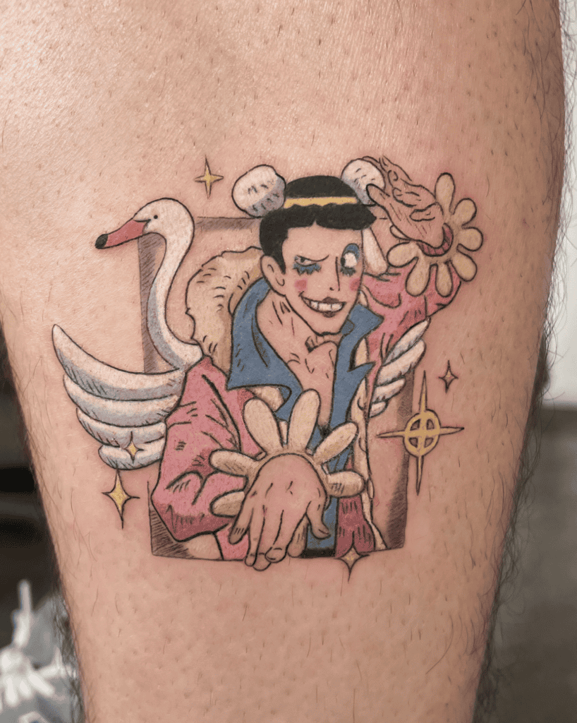 Bon Clay Action One Piece Tattoo