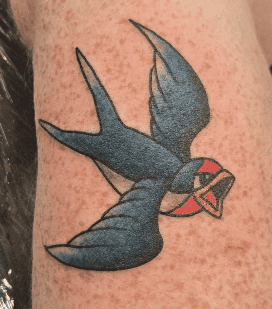 Taillow Flight Hoenn Pokémon Tattoo