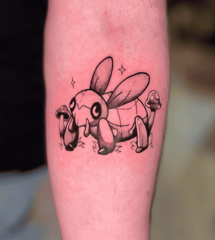 Nincada Cute Hoenn Pokémon Tattoo