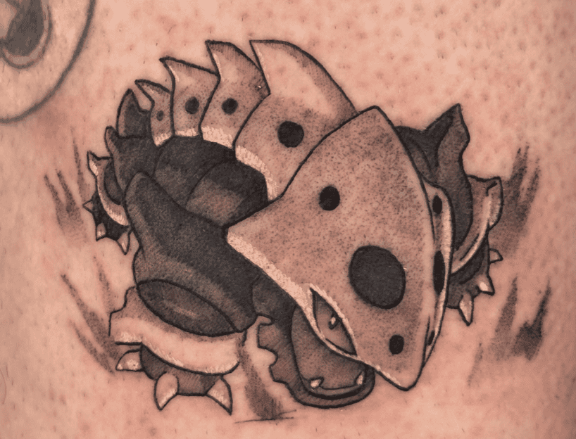 Lairon Pose Hoenn Pokémon Tattoo
