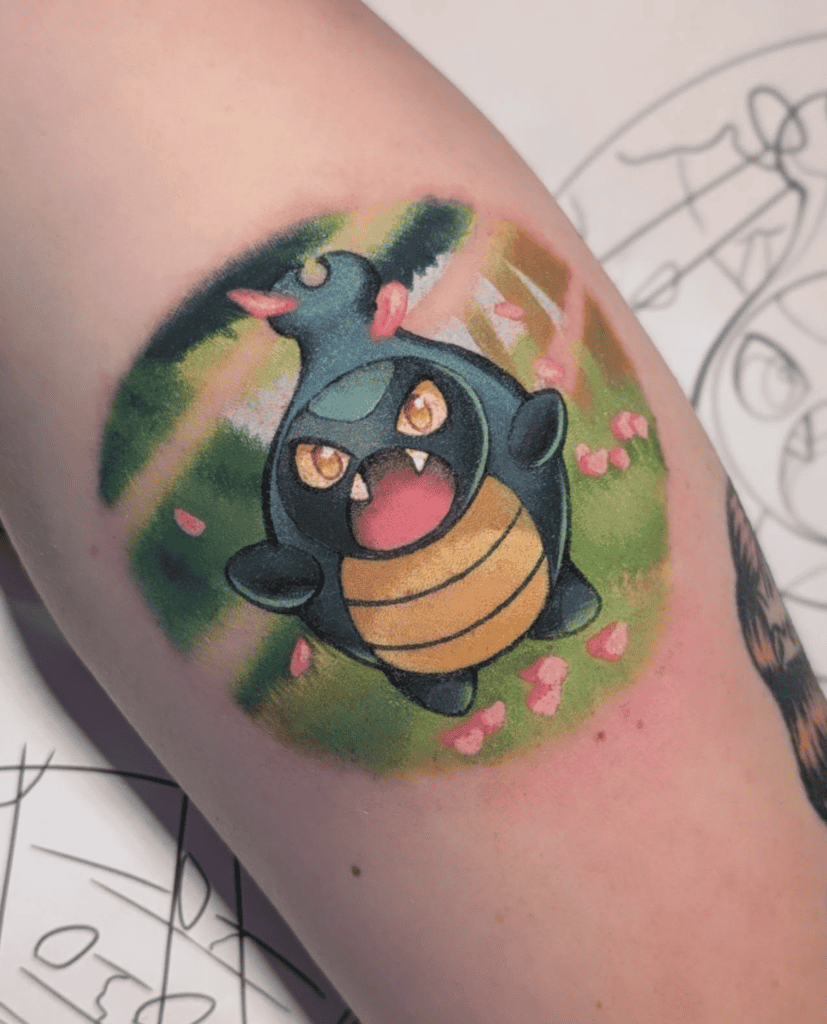 Karrablast Unova Pokémon Tattoo