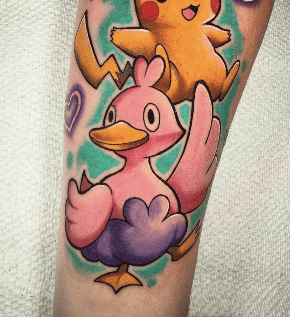 Ducklett Shiny Unova Pokémon Tattoo
