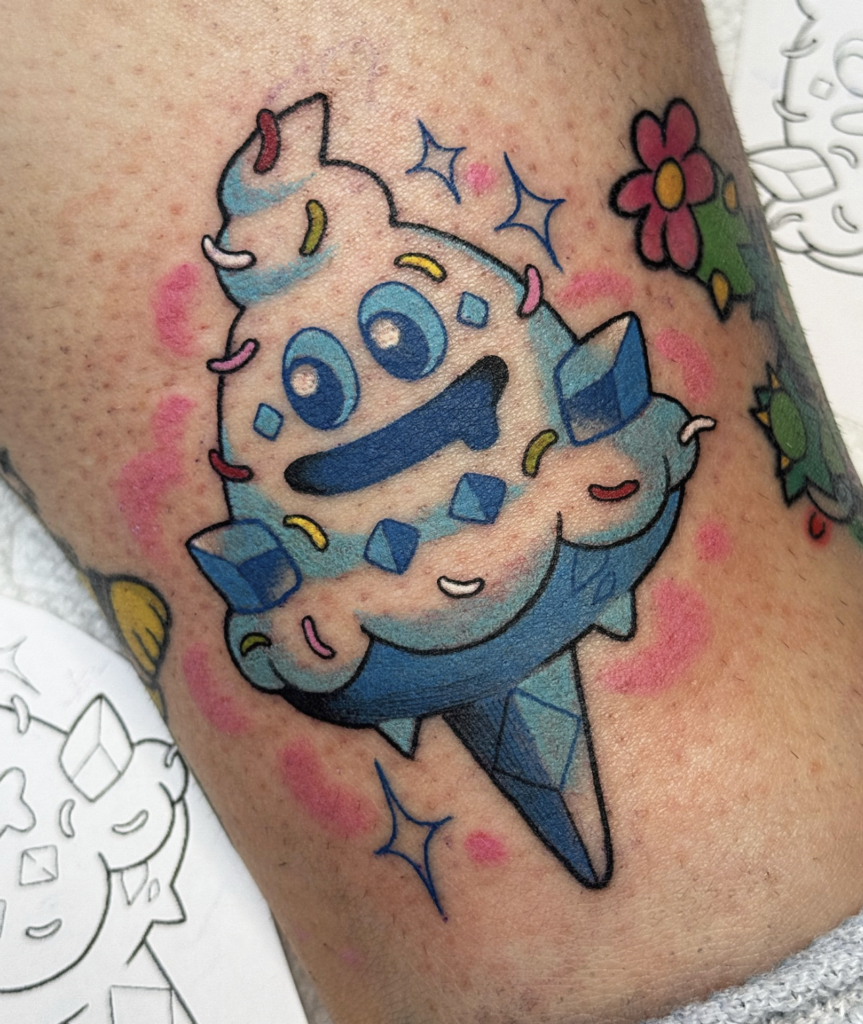 Vanillish Sprinkles Unova Pokémon Tattoo