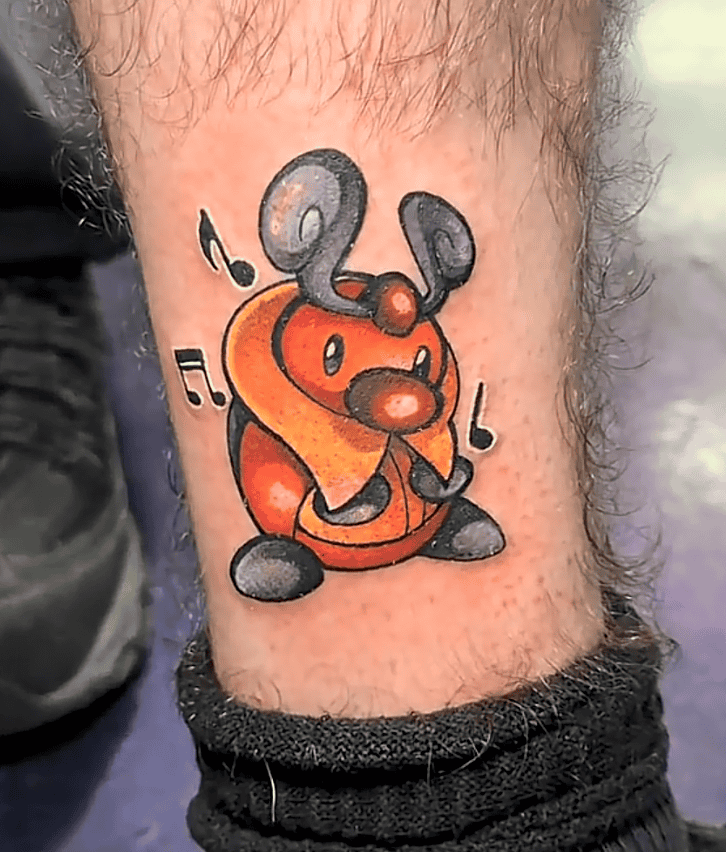 Kricketot Music Sinnoh Pokémon Tattoo