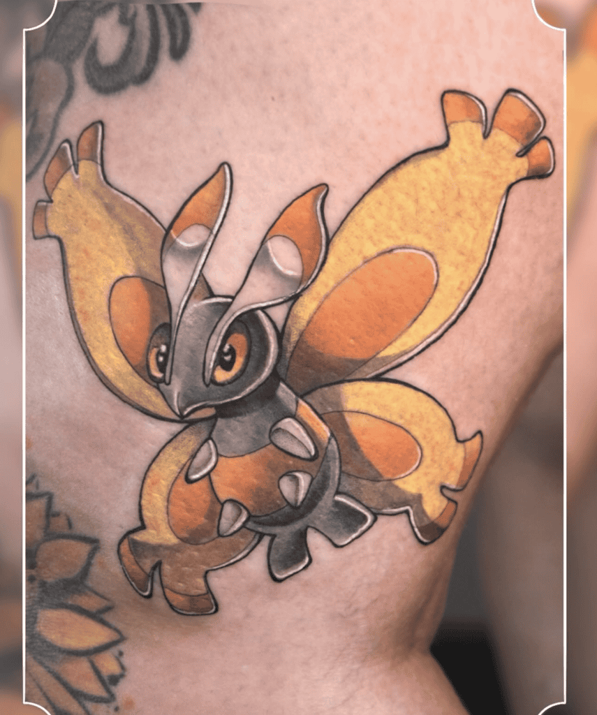 Mothim Alt Sinnoh Pokémon Tattoo