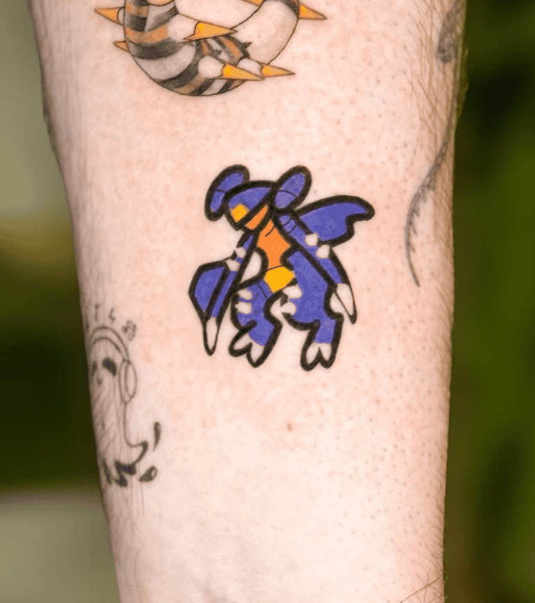 Gabite Small Sinnoh Pokémon Tattoo