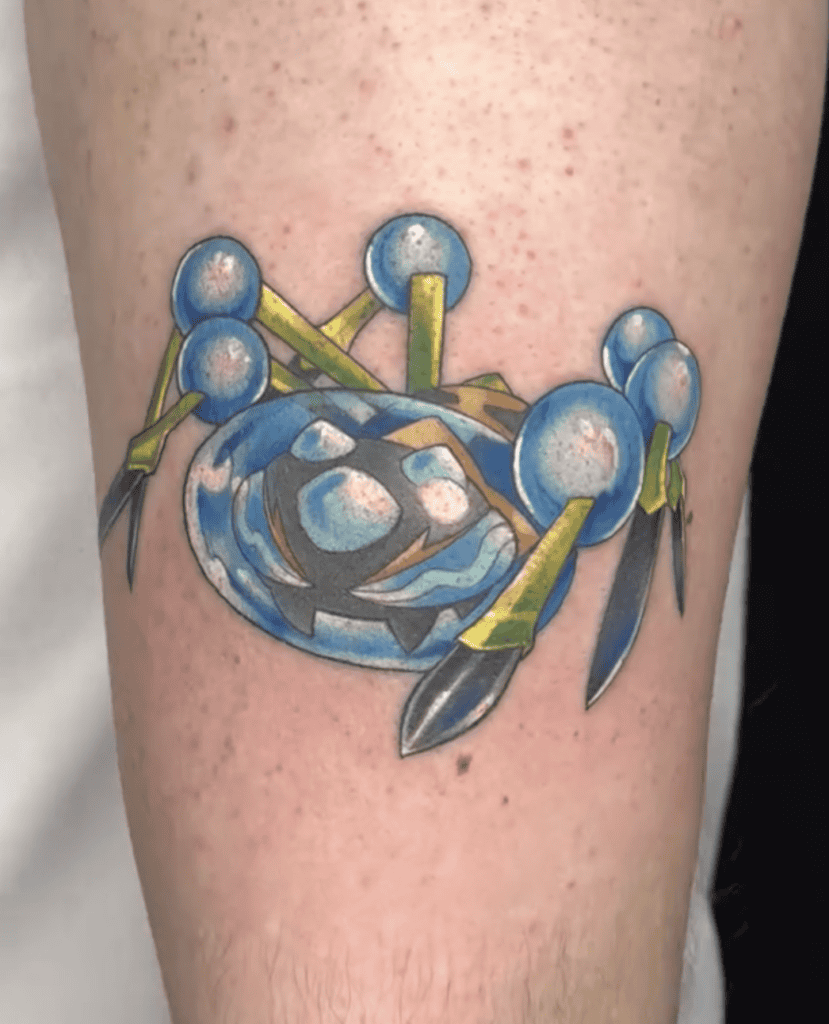 Araquanid Crawl Alola Pokémon Tattoo