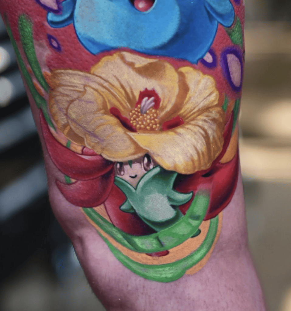 Gossifleur Galar Pokémon Tattoo