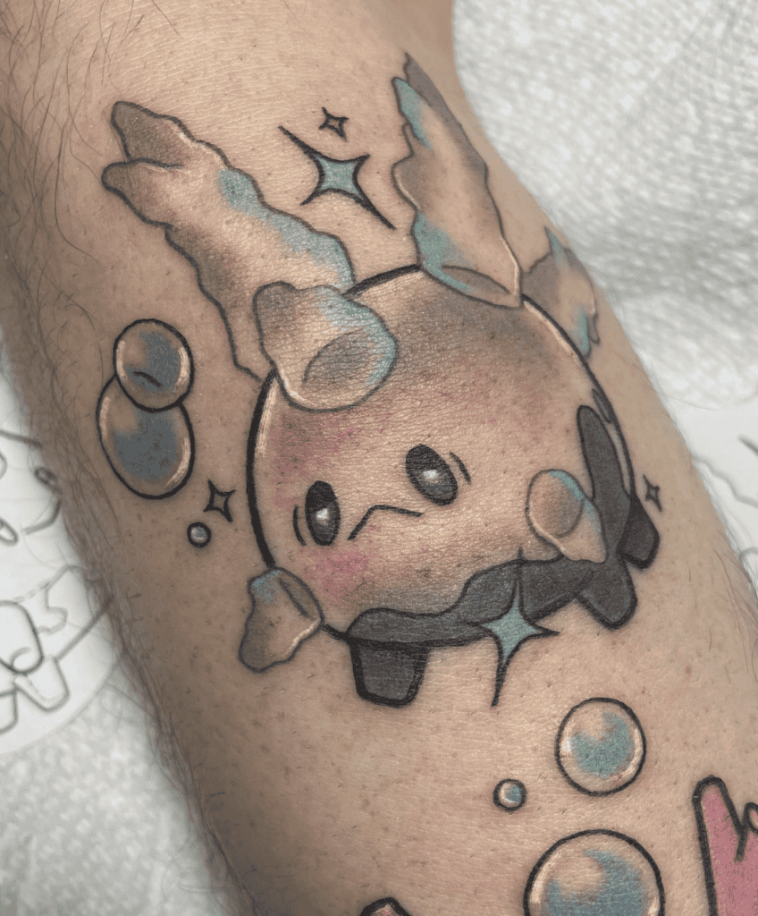Cursola Sad Galar Pokémon Tattoo