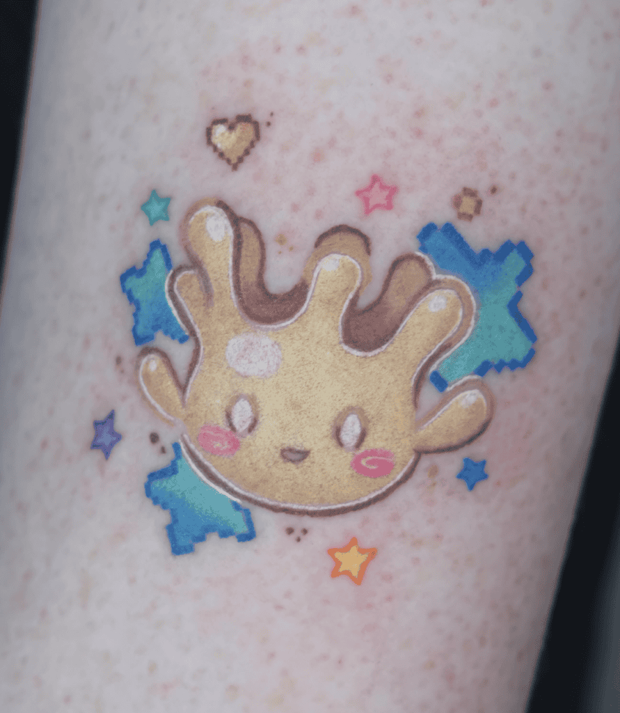 Milcery Simple Galar Pokémon Tattoo
