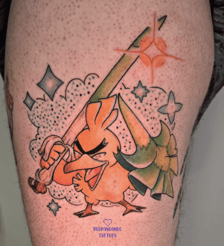 Sirfetch’d Sharp Galar Pokémon Tattoo