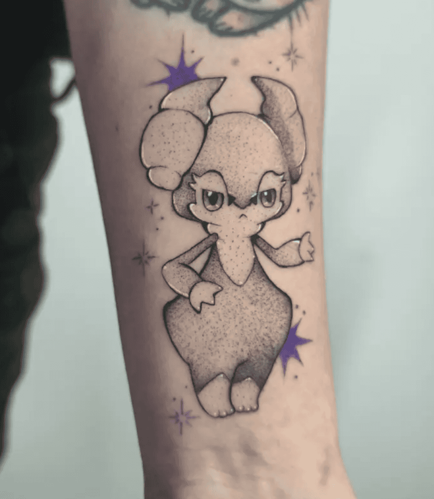 Indeedee Galar Pokémon Tattoo