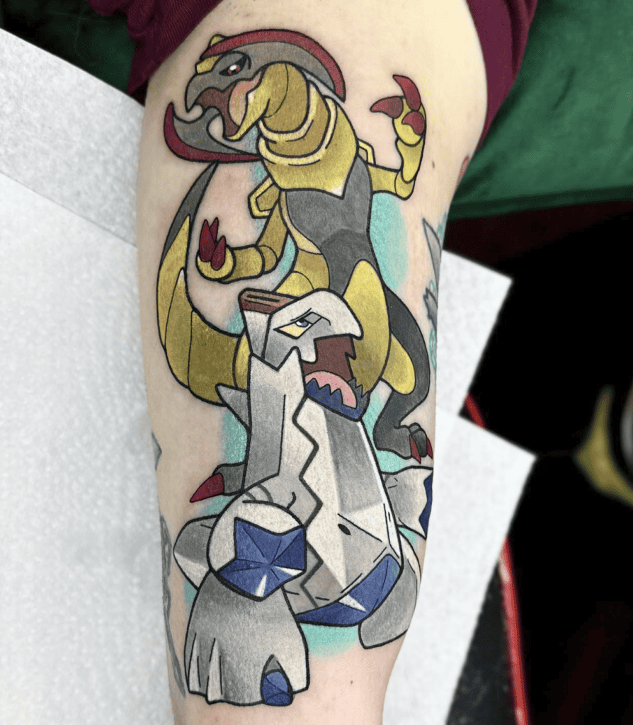Duraludon Haxorus Galar Pokémon Tattoo