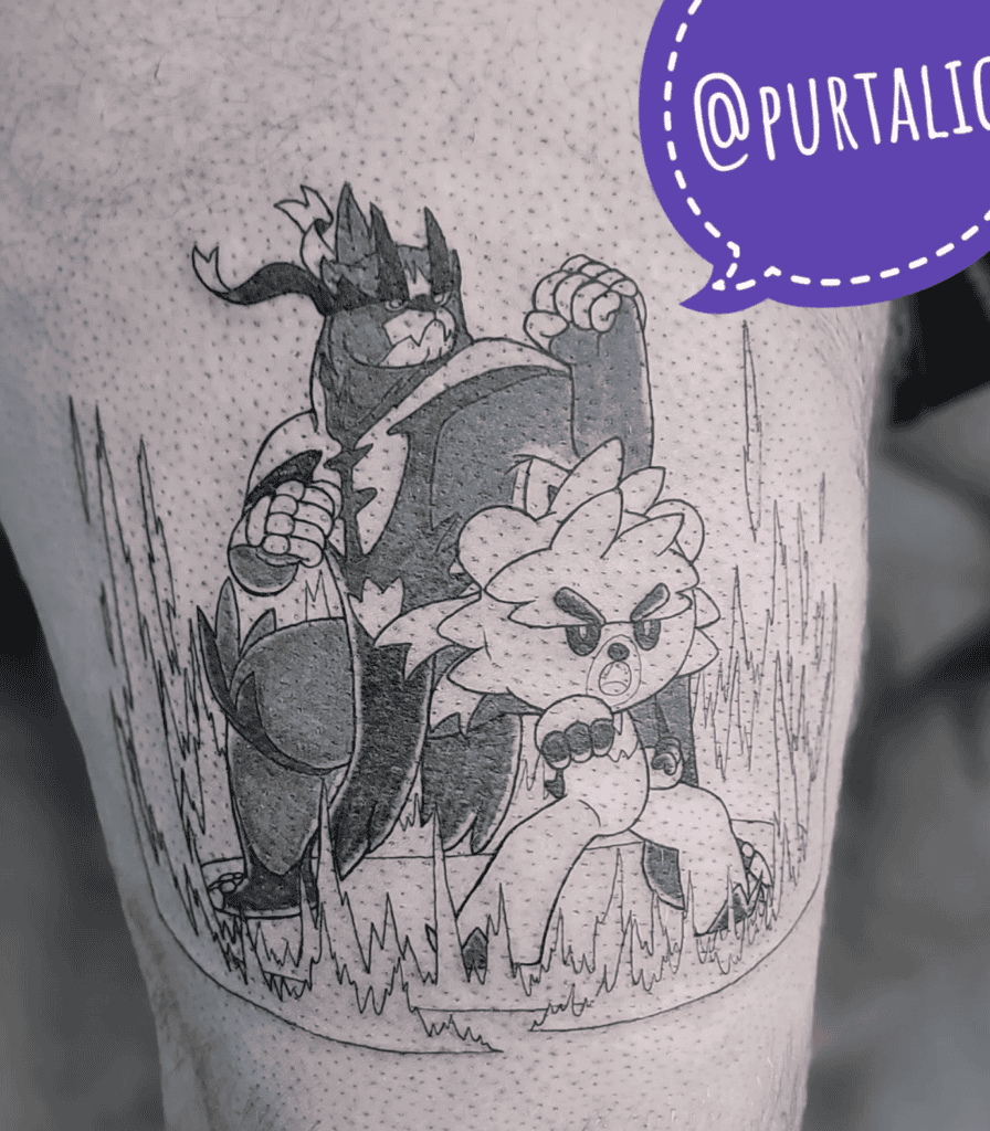 Urshifu Cub Galar Pokémon Tattoo