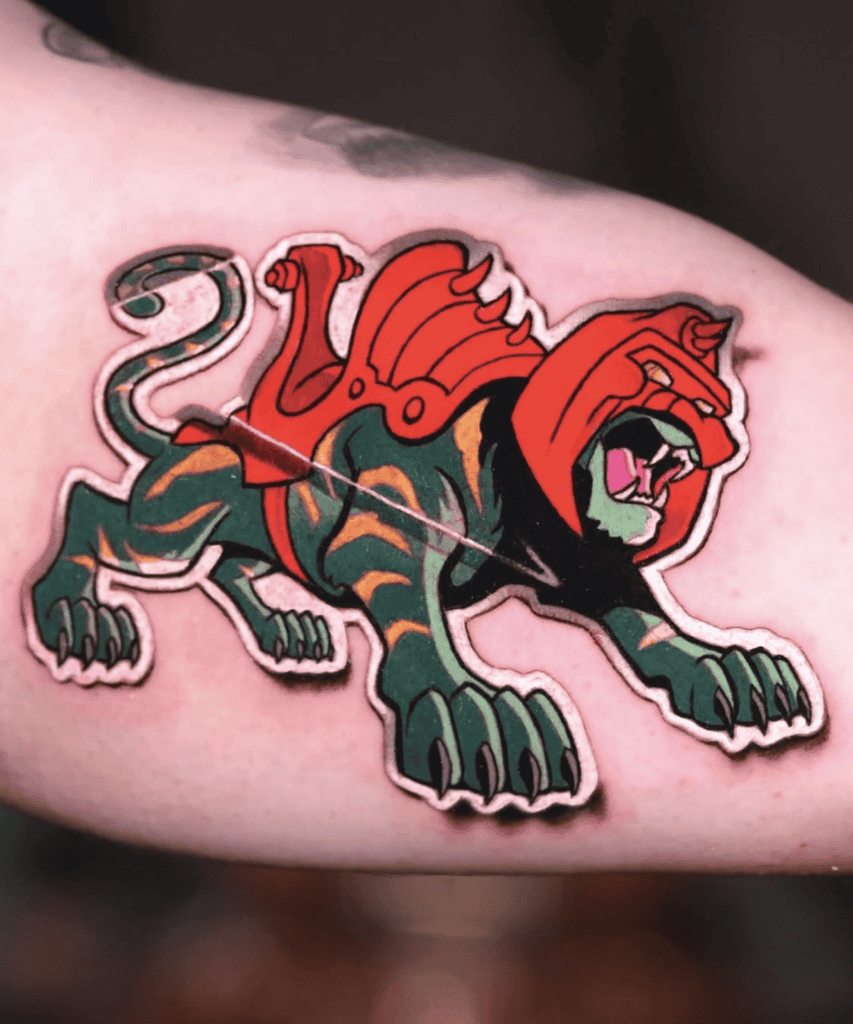 Battle Cat Tiger Tattoo