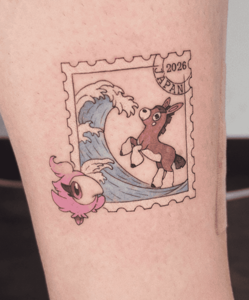 Pokémon Mudbray Horse Tattoos