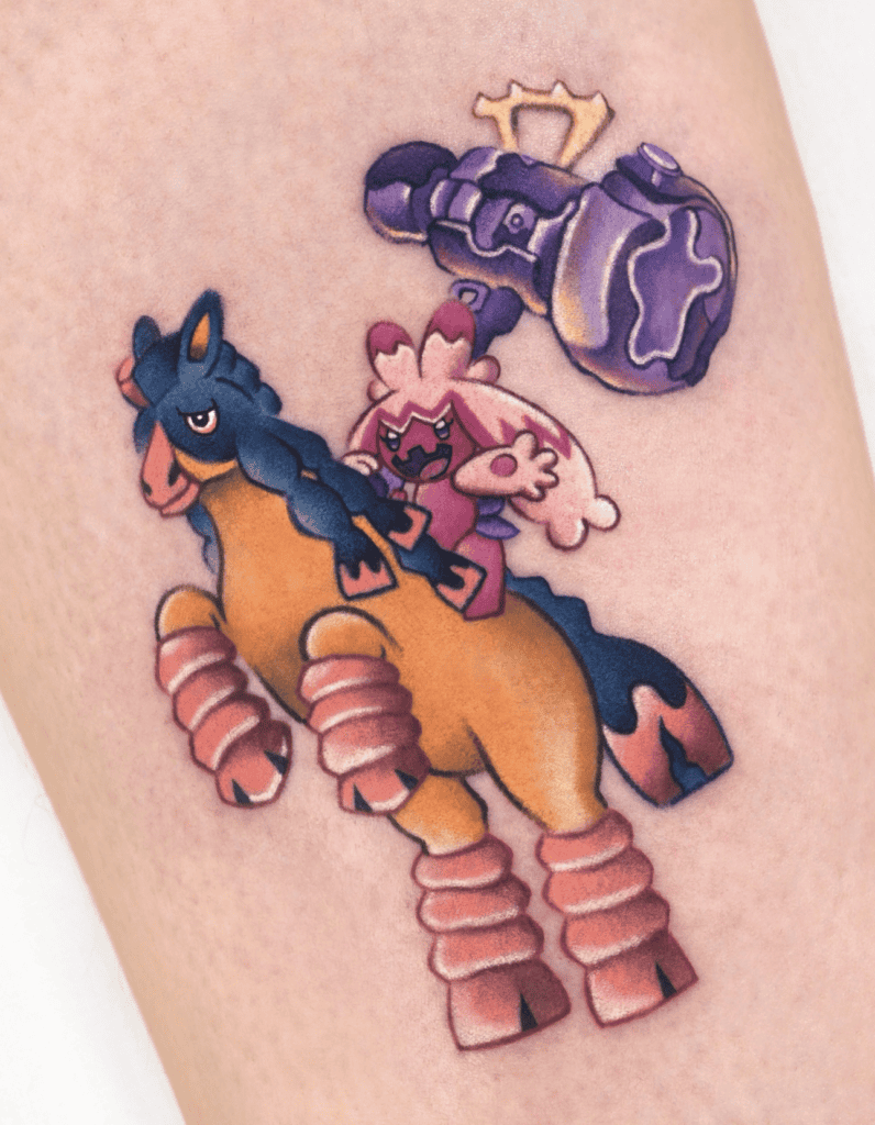 Pokémon Mudsdale Horse Tattoos