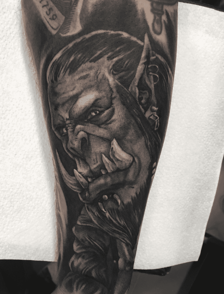 Durotan World of Warcraft Tattoo