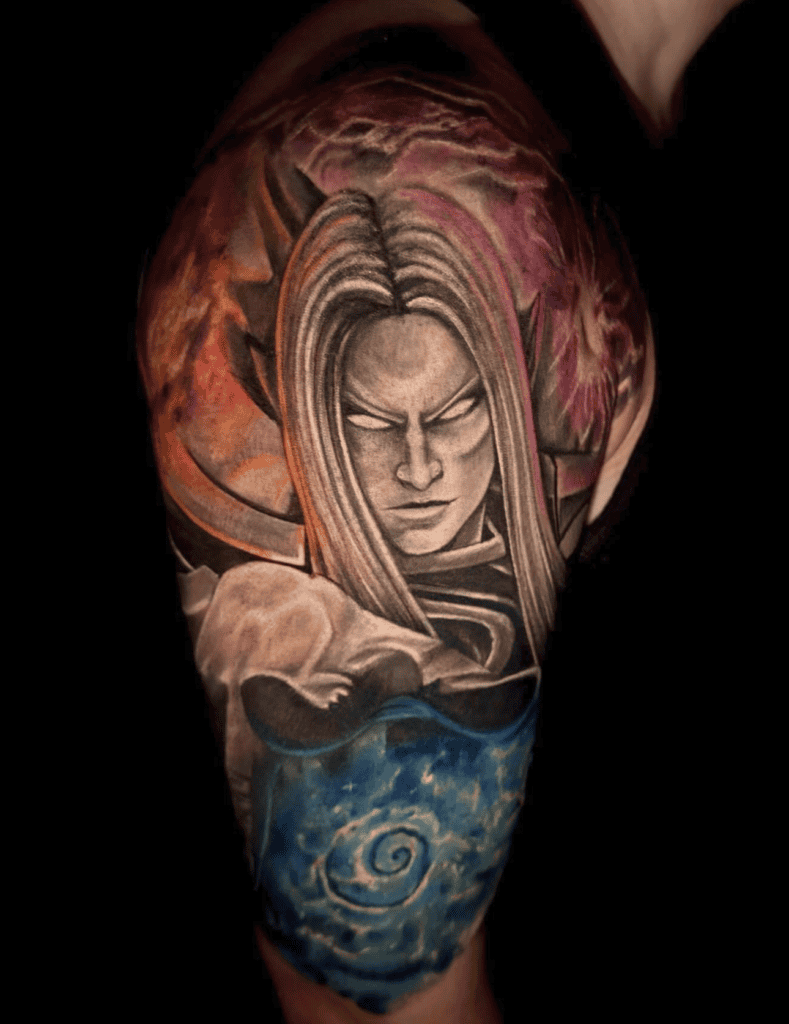 Kael thas Sunstrider World of Warcraft Tattoo