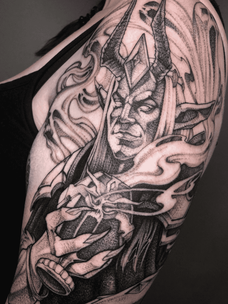 Denathrius World of Warcraft Tattoo