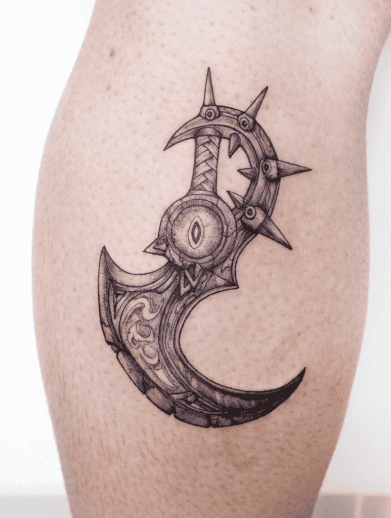 Xal atath Sword World of Warcraft Tattoo