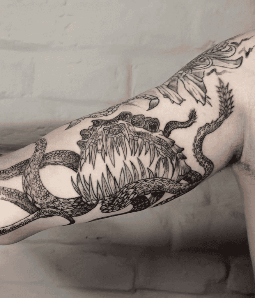 Yogg-Saron World of Warcraft Tattoo