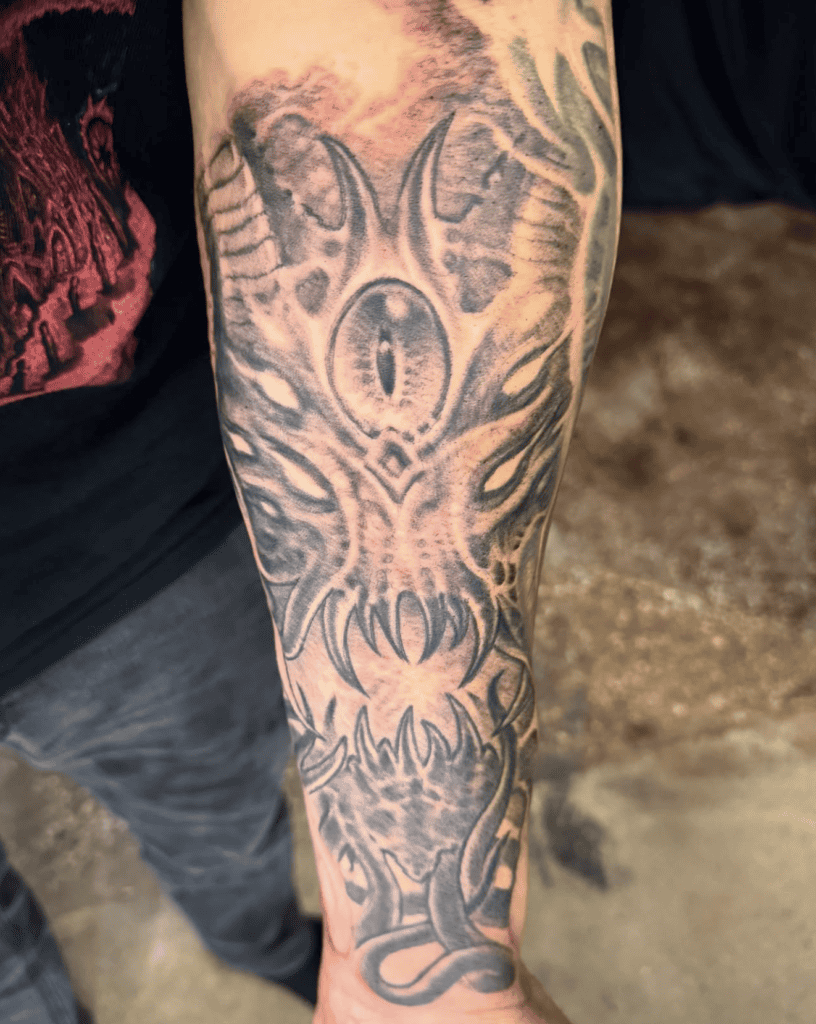 Y Shaarj God World of Warcraft Tattoo