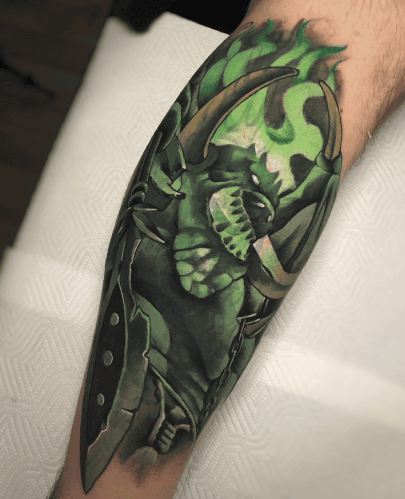 Mannoroth World of Warcraft Tattoo