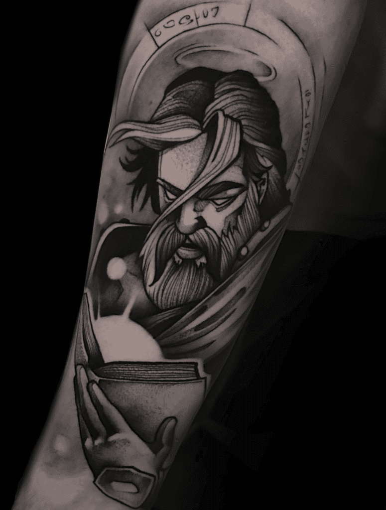 Uther the Lightbringer World of Warcraft Tattoo