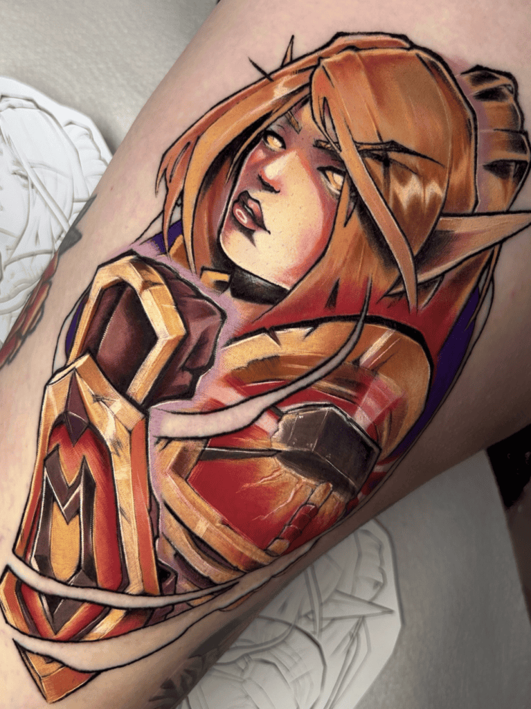 Liadrin World of Warcraft Tattoo