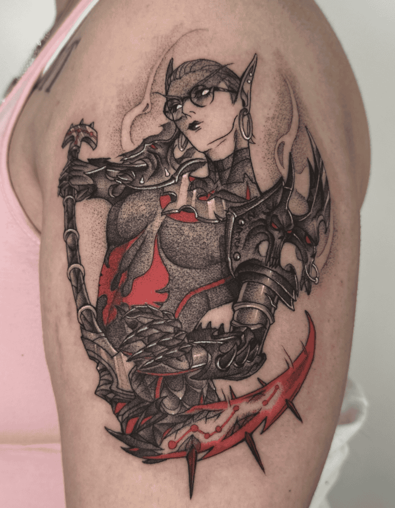 Aeris World of Warcraft Tattoo