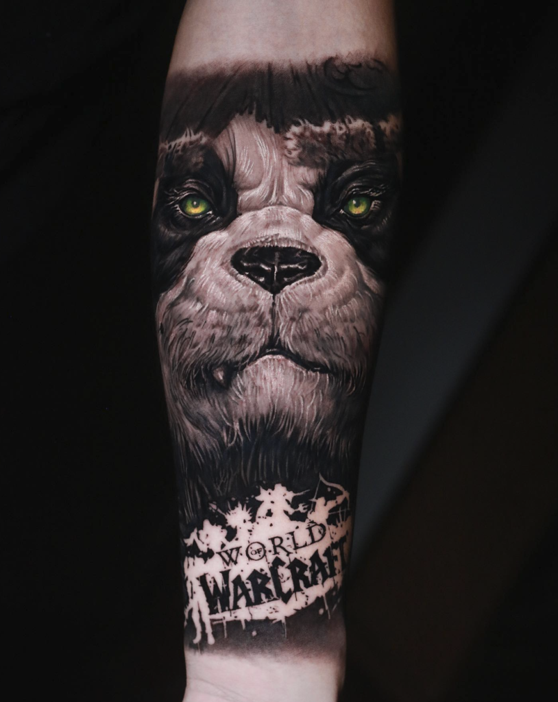 Pandaren World of Warcraft Tattoo