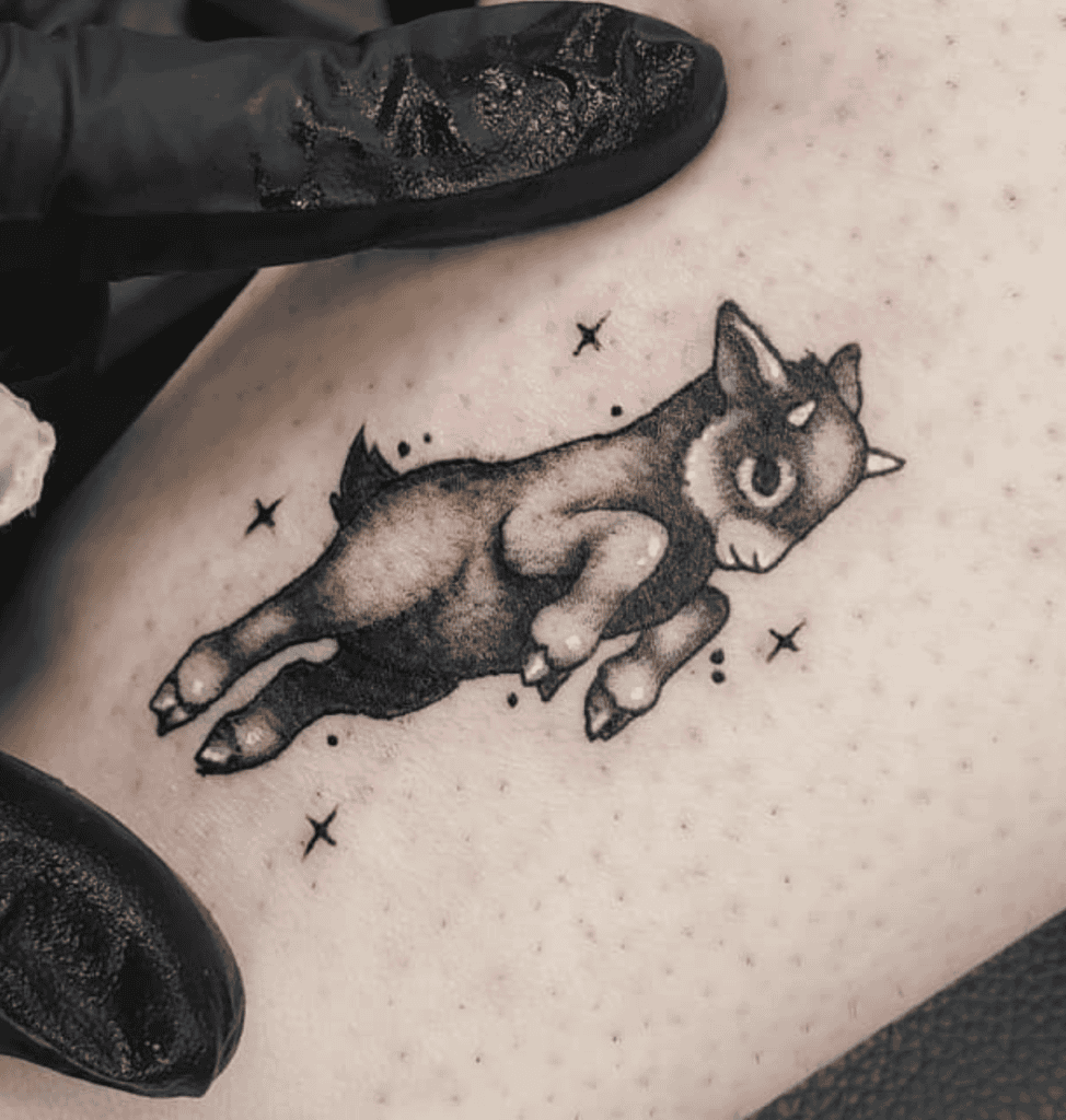 Alpine Goat Tattoo