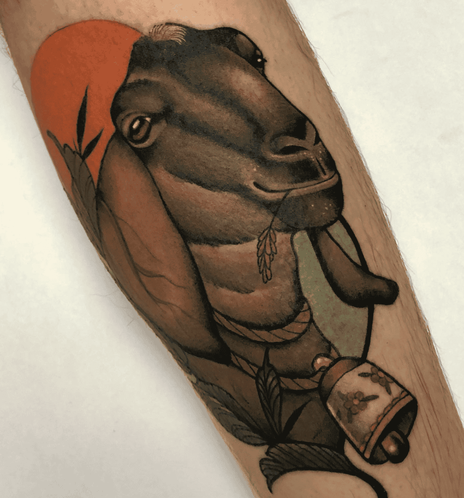 Nubian Goat Neo Tattoo