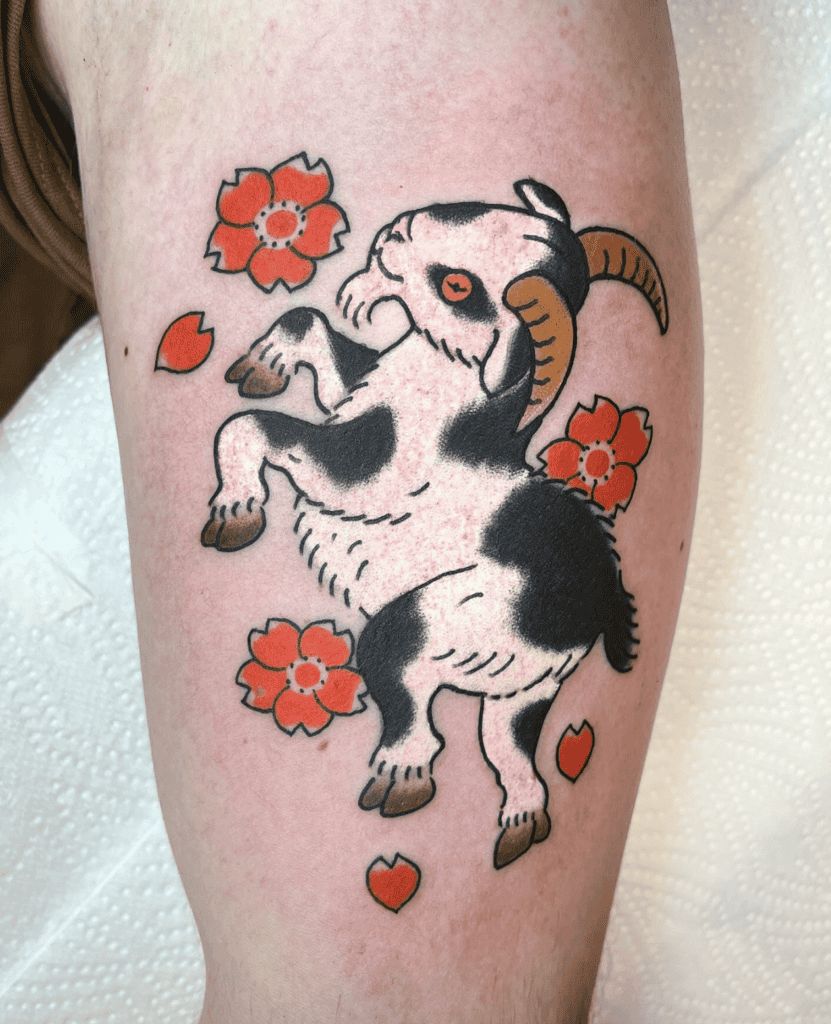 Nigerian Dwarf Goat Tattoo