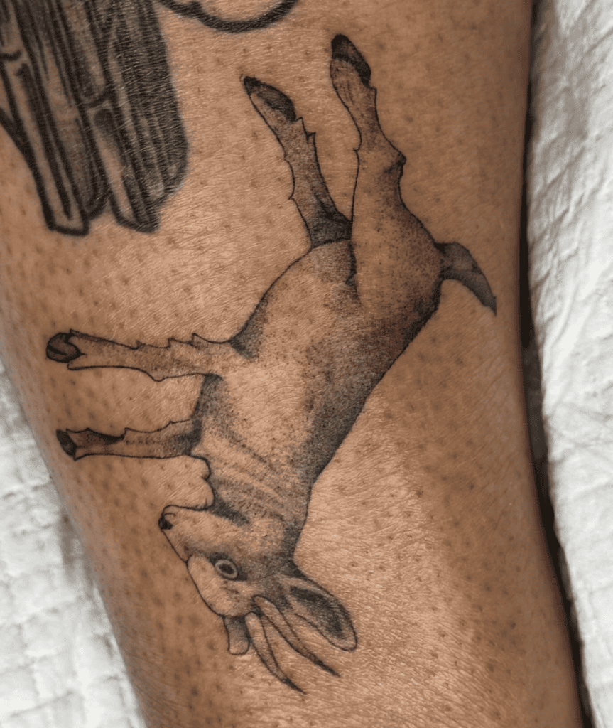 Myotonic Goat Lay Tattoo