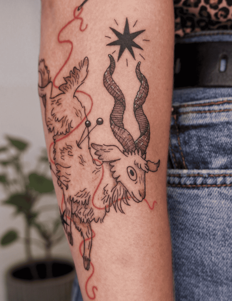 Cashmere Goat Tattoo