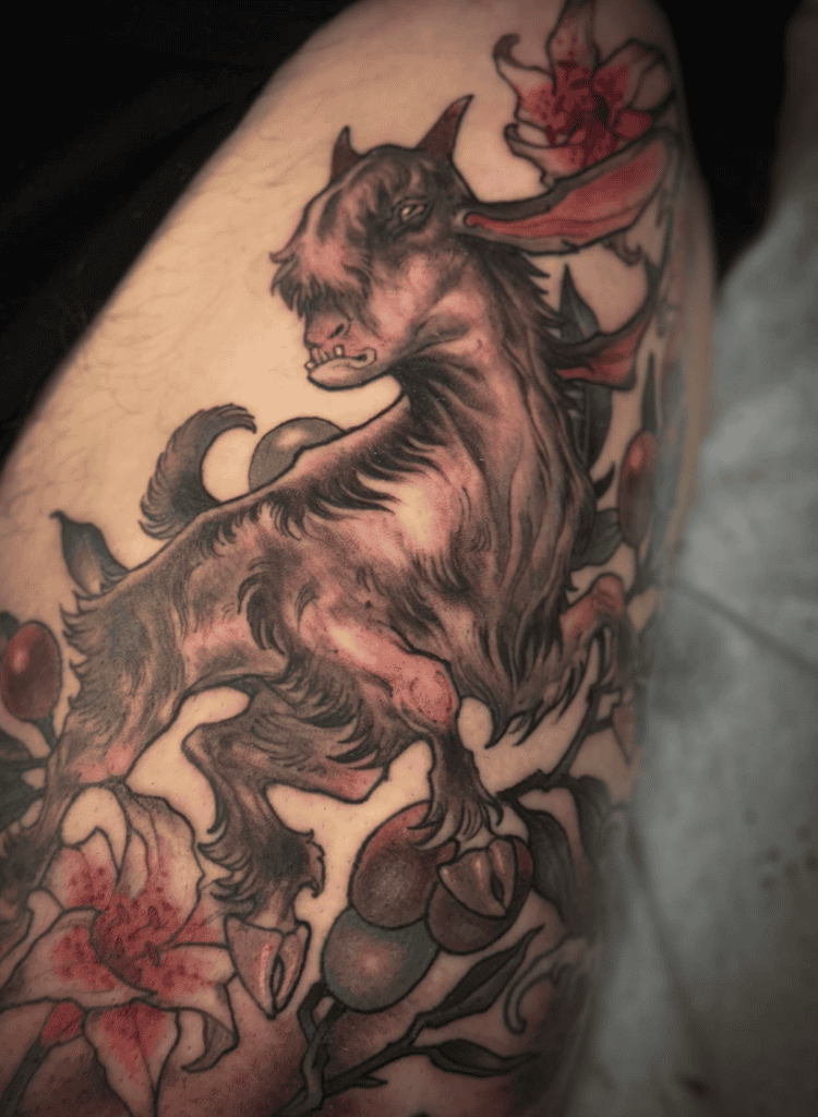 Damascus Goat Tattoo