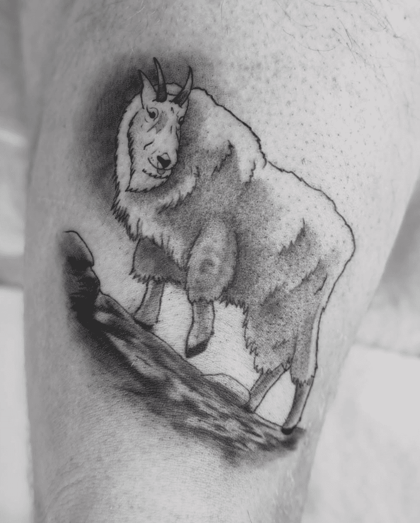 Mountain Goat Hill Tattoo