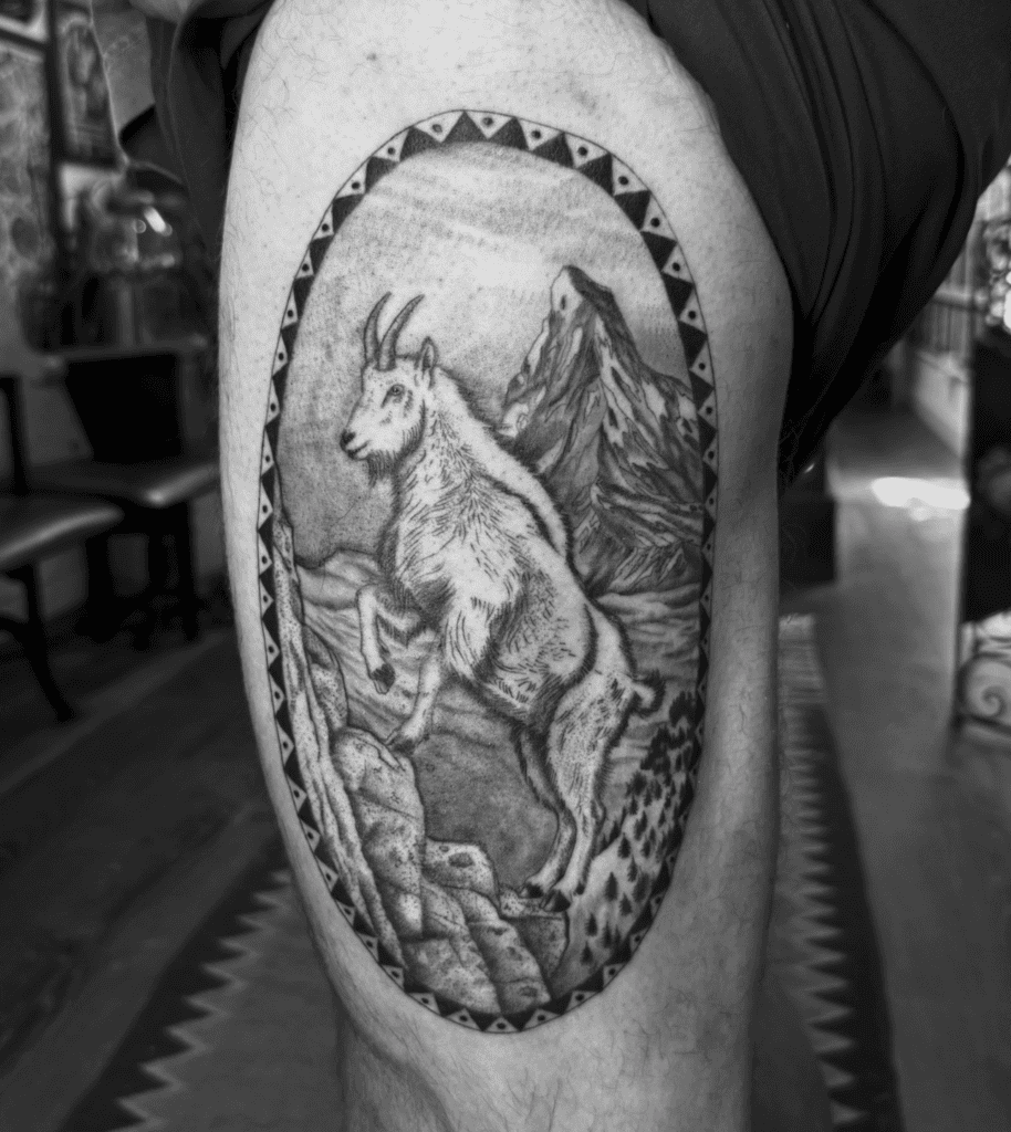 Mountain Goat Tattoo