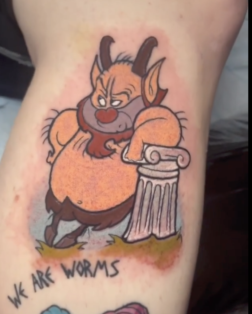 Philoctetes Goat Tattoo