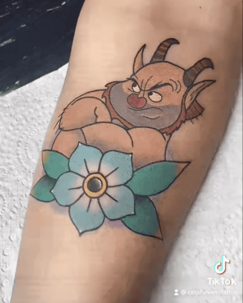 Philoctetes Satyr Goat Tattoo