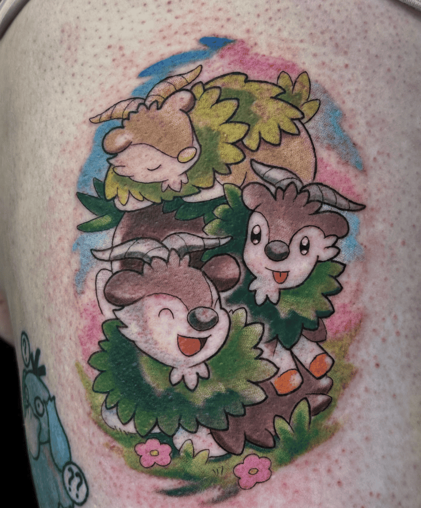 Skiddo Goat Tattoo