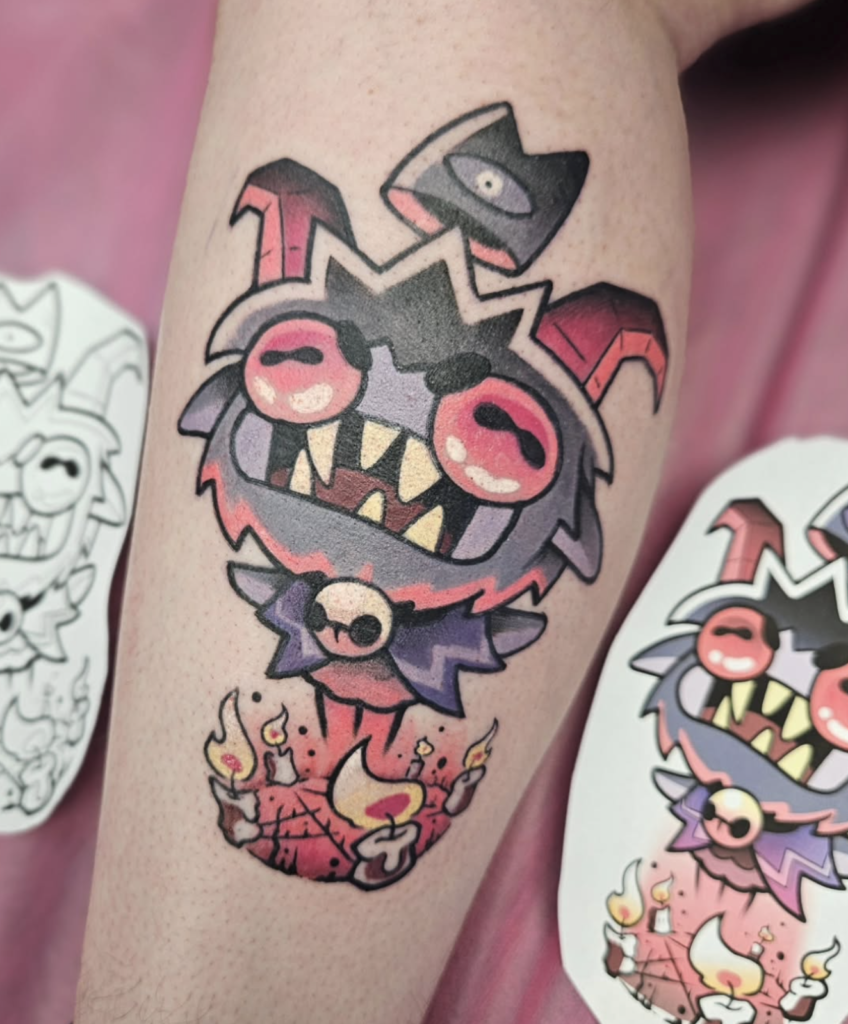 Cult of the Lamb Angry Goat Tattoo