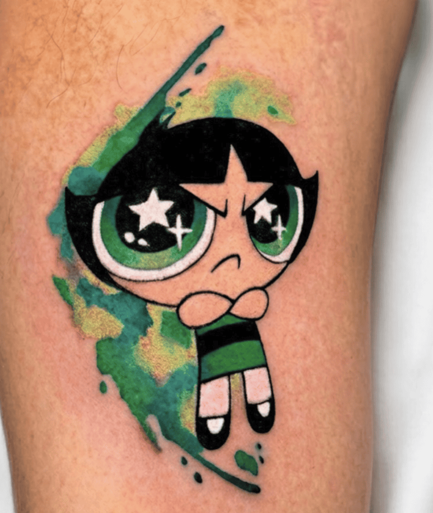 Buttercup Powerpuff Girls Tattoo
