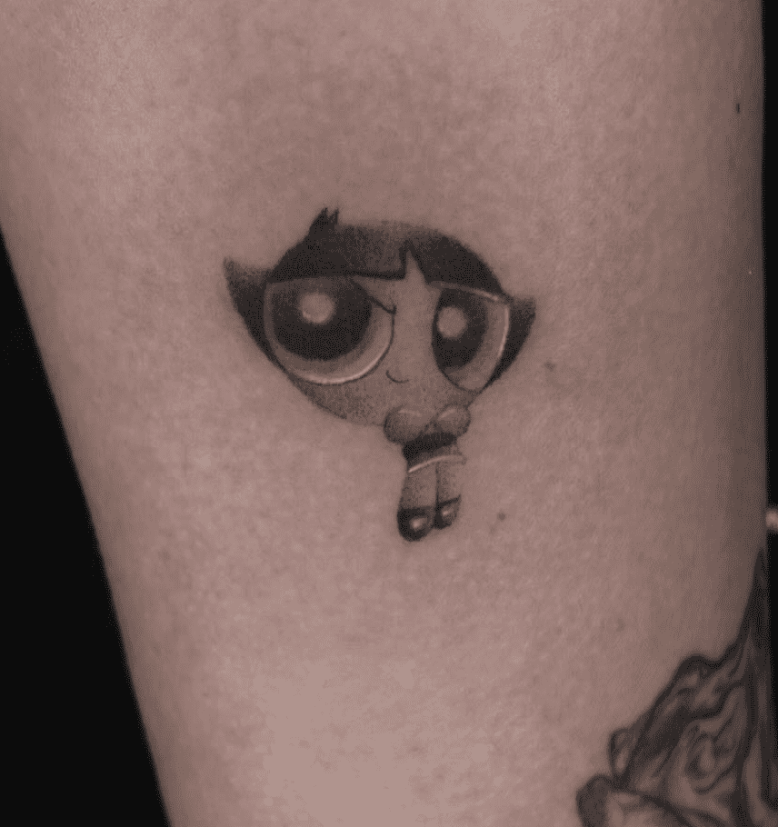 Buttercup Small Powerpuff Girls Tattoo