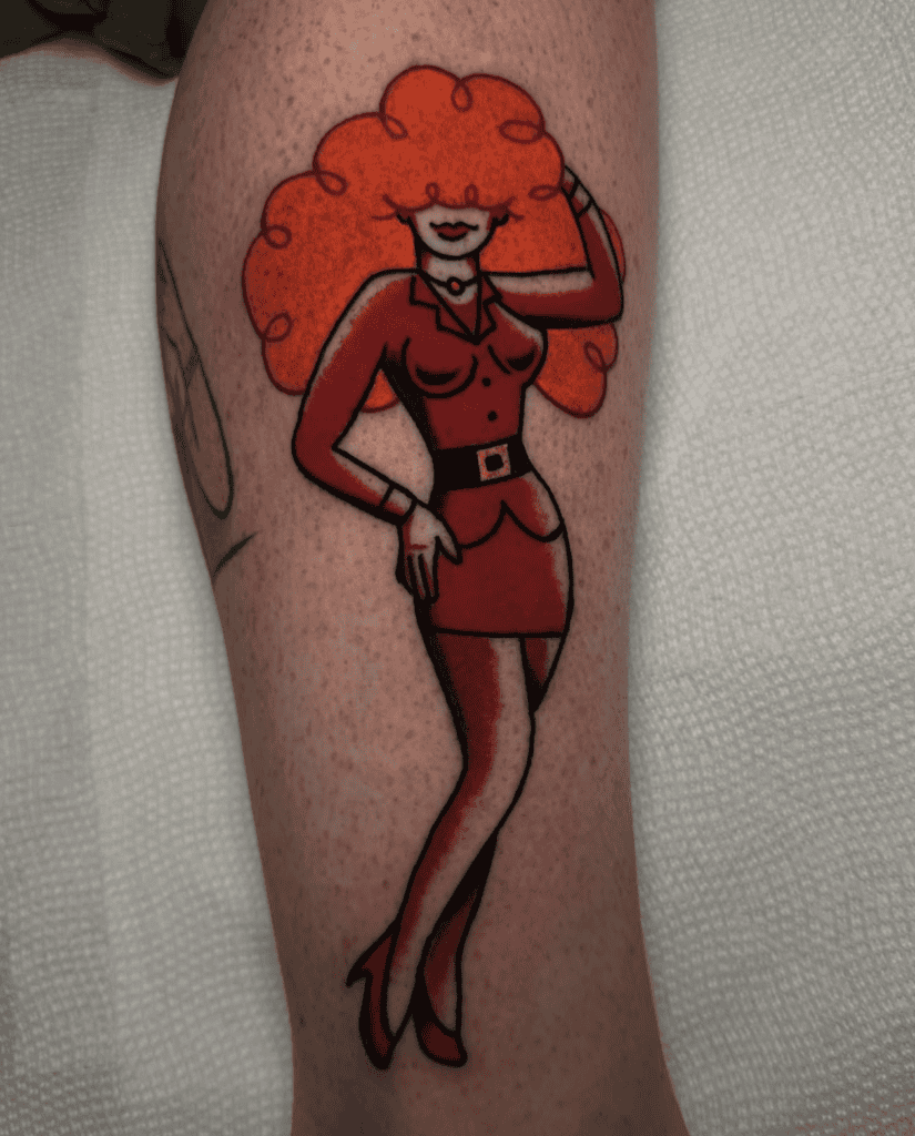 Ms Bellum Pose Powerpuff Girls Tattoo