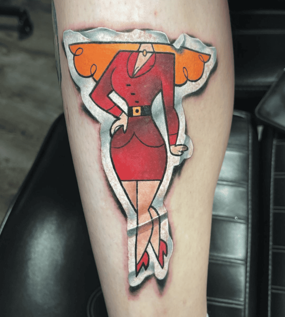 Ms Bellum Sticker Powerpuff Girls Tattoo