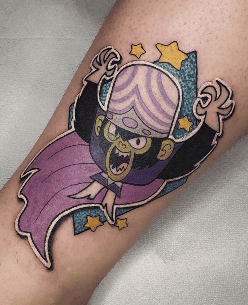 Mojo Jojo Powerpuff Girls Tattoo