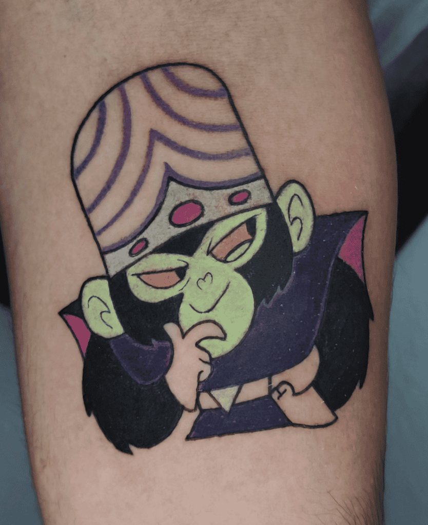 Mojo Jojo Think Powerpuff Girls Tattoo